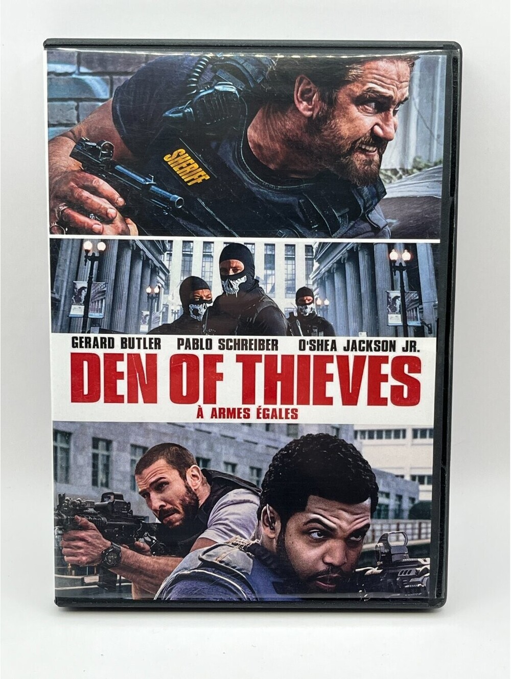 Den of Thieves DVD Bilingual Edition Gerard Butler Action Christian Gudegast